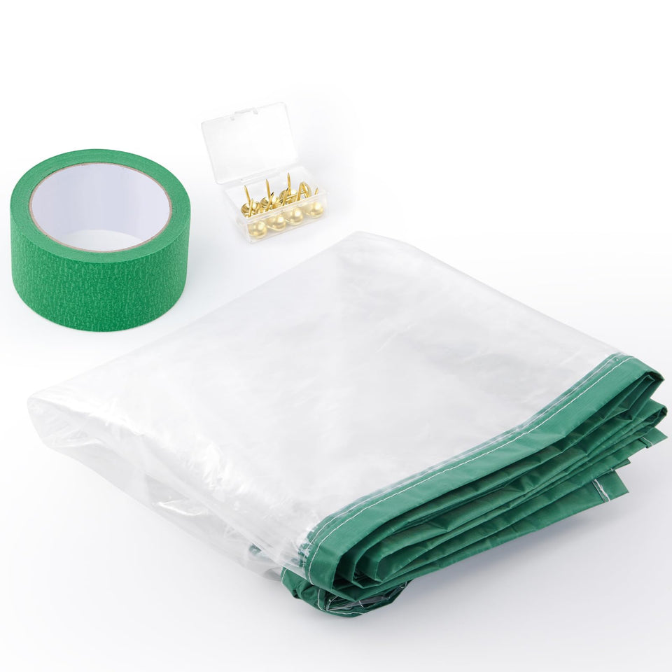 PICK FOR LIFE dust barrier door with magnetic close keeps dust contained.