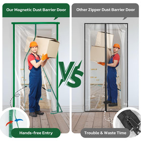 PICK FOR LIFE easy installation demonstrates quick setup for clean remodeling zones.