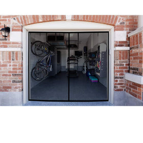 PICK FOR LIFE garage screen doors 8x7 front view with full-edge seal