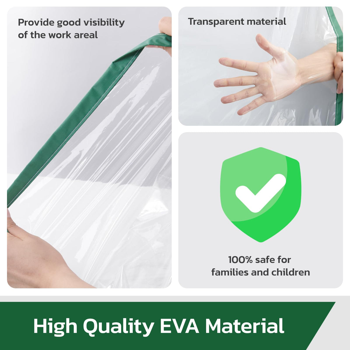 PICK FOR LIFE reusable door barrier is durable and ready for future projects.