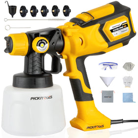 PICKITOLES paint-sprayer with 1000W motor for fast, even coatings.