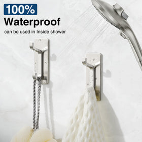 Pickpiff adhesive door hanger supports up to 13 lb in damp spaces