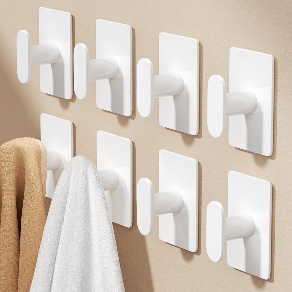 Pickpiff adhesive towel hook for bathroom holds up to 20 pounds.
