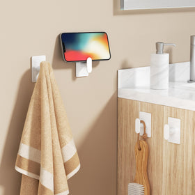 Pickpiff adhesive towel hook for RV use, compact and strong.