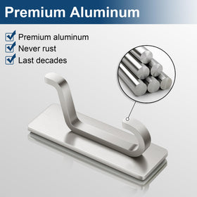 Pickpiff 6-pack wall hooks ideal for entryways and front doors