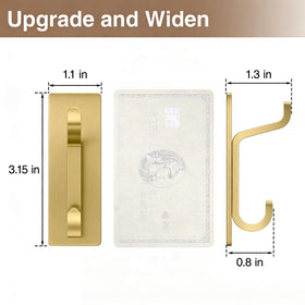 Pickpiff stainless bathroom hooks resist moisture and rust for long-term use