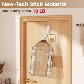 Pickpiff stainless towel hook with strip for bathroom organization