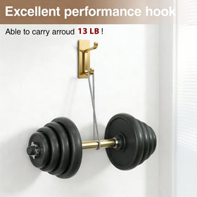 Pickpiff adhesive wall hooks hold up to 13lb for reliable bathroom organization