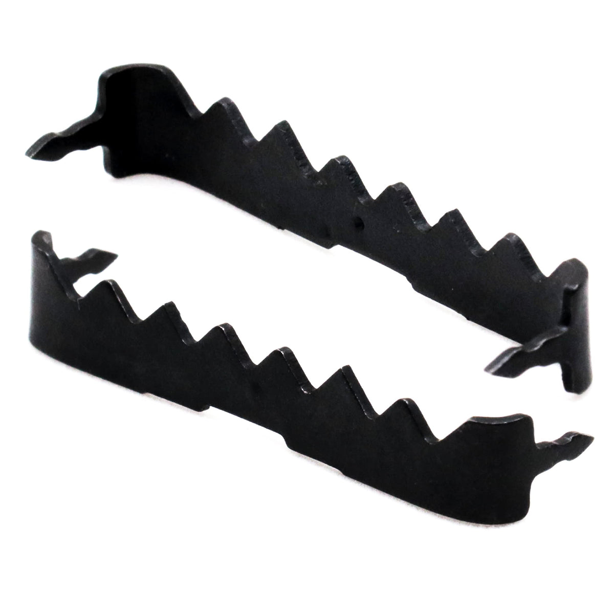 Picture Hang Solutions steel sawtooth hanger close-up highlights durable construction.