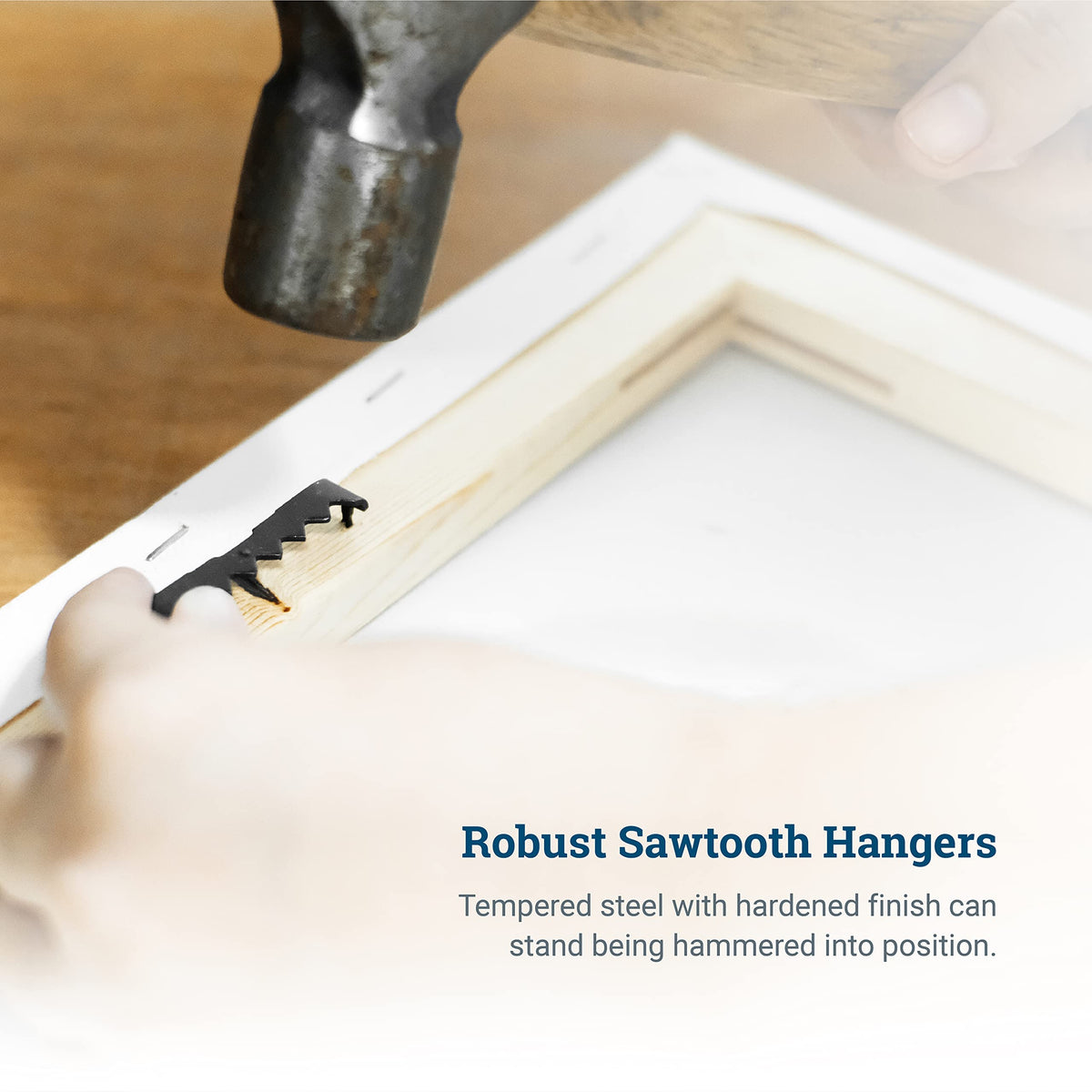 Picture Hang Solutions secure-fit prong detail for sturdy frame hold.