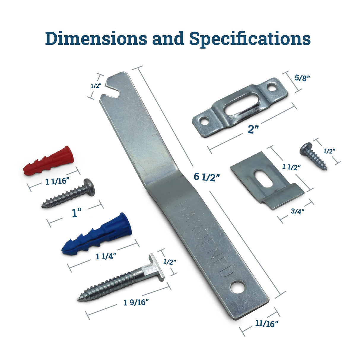 Picture Hang Solutions T head screws and mounting plates ensure firm attachment