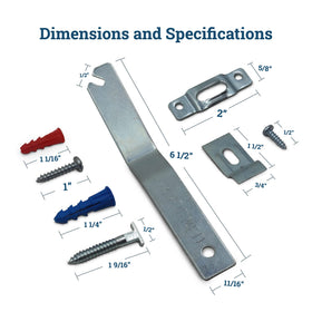 Picture Hang Solutions T head screws and mounting plates ensure firm attachment