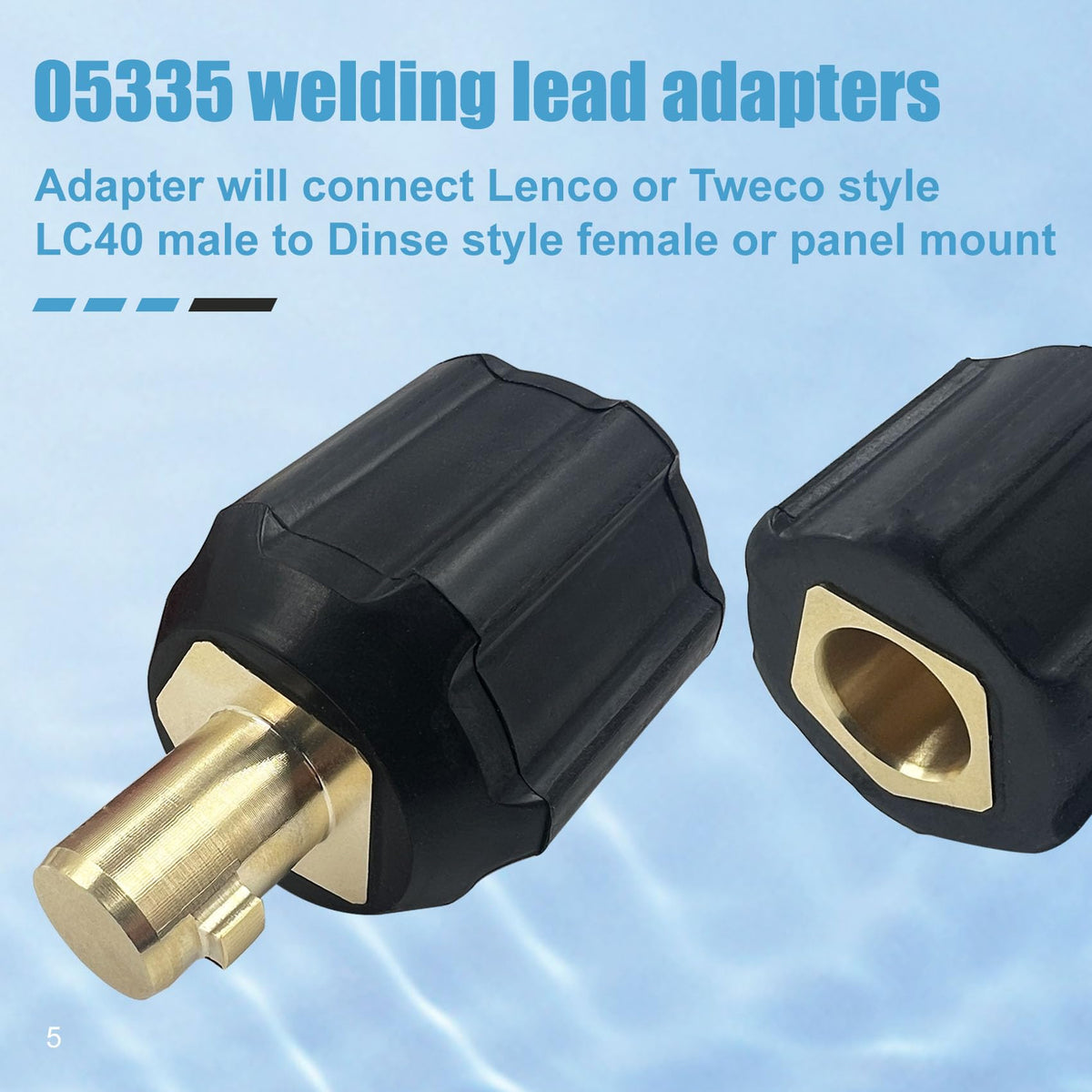 Pidnsrozo 05335 high-conduction connector maintains stable current during welding