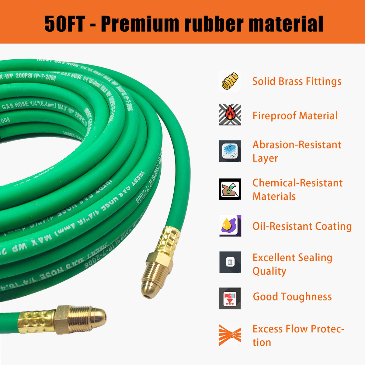 Pidnsrozo argon hose supports argon/CO2 mixtures for shielding