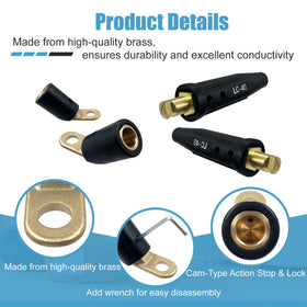 Pidnsrozo secure ball-twist-lock design ensures reliable connections.