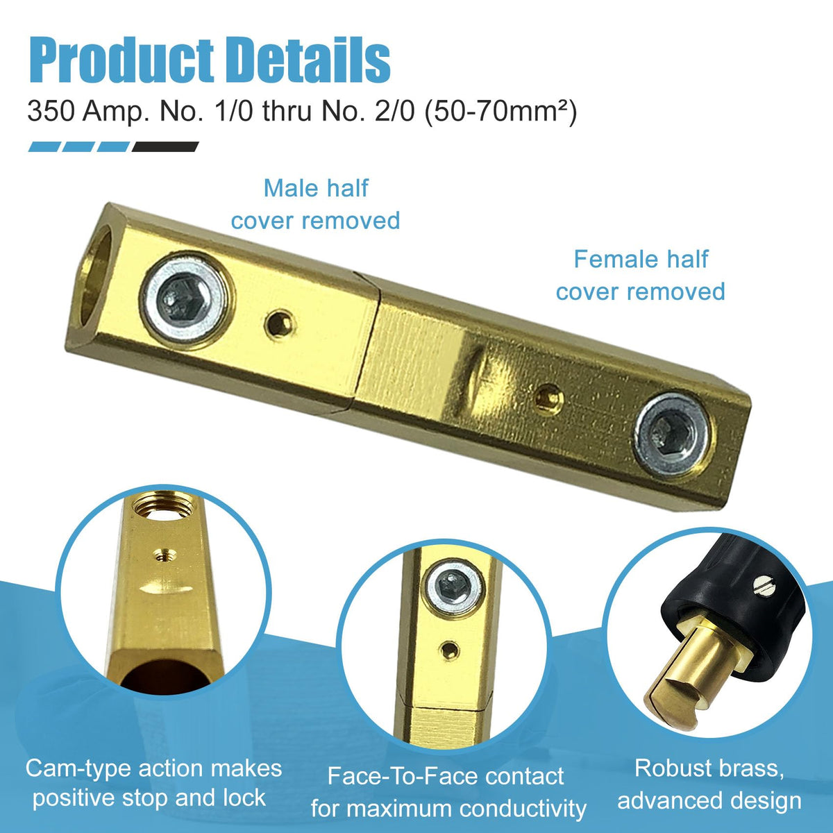 Pidnsrozo LC-40 kit includes male and female connectors for versatile setups.