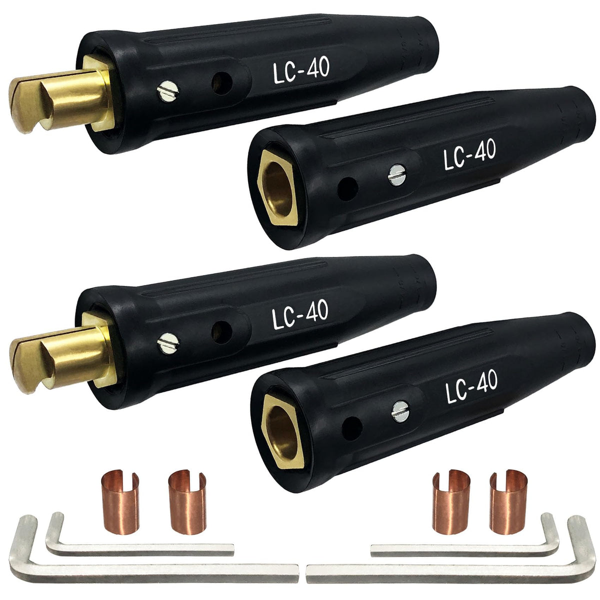 Pidnsrozo LC-40 male connector with cam-lock for secure quick connection.