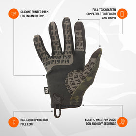 PIG Delta Utility Gloves feature breathable materials for extended comfort.