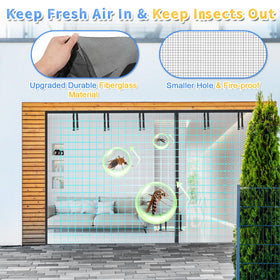 PIGETALE upgraded fiberglass material offers durability and airflow