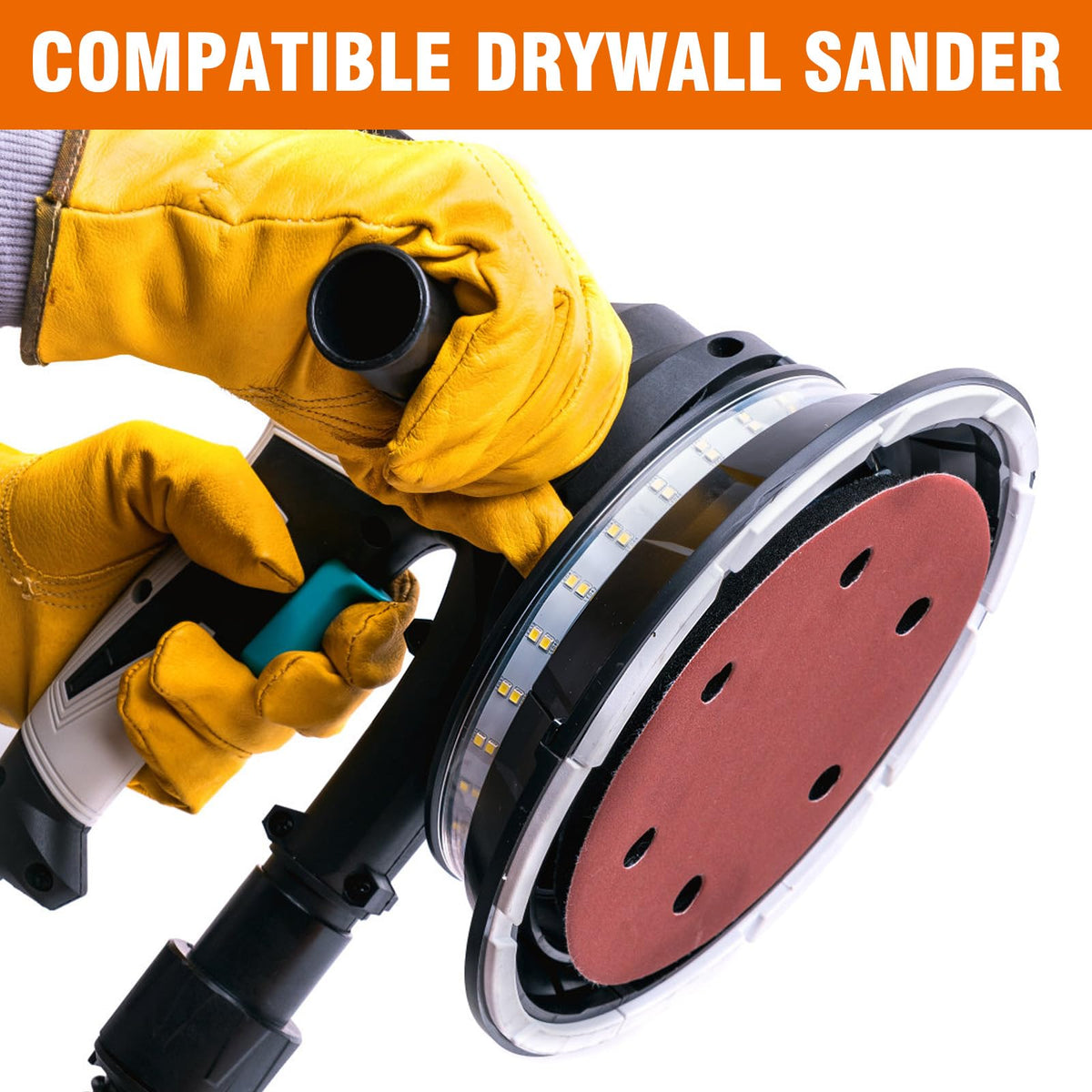 Pihemum 9-inch drywall sanding disc 240 grit for ultra-smooth final pass