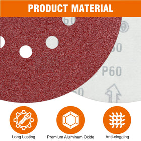 Pihemum aluminum oxide abrasive discs offering durable performance across tasks.