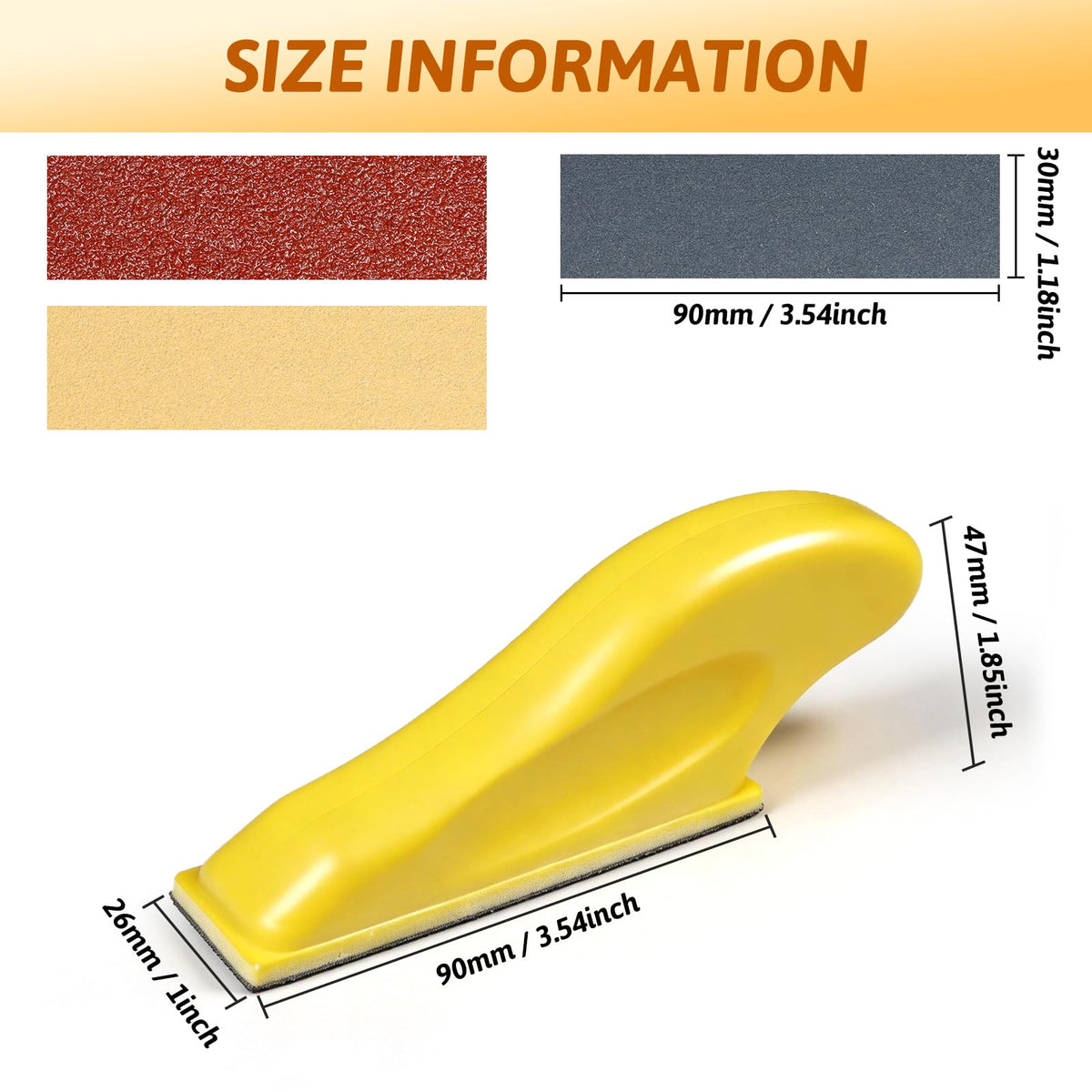 Pihemum aluminum oxide sandpapers resist tearing and clogging during use