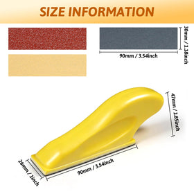 Pihemum aluminum oxide sandpapers resist tearing and clogging during use