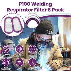 PIHIL P100 filter material close-up highlights dense filtration media.