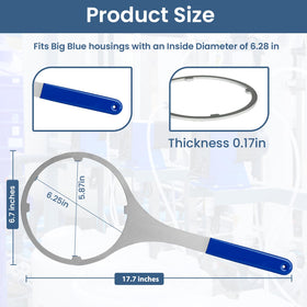 PIHIL SPBW-2 heavy-duty wrench top view shows sturdy steel construction and grip