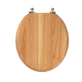 PIKLiDS oak round toilet seat bathroom ambience and warmth