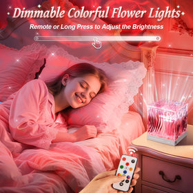 PIKOY Galaxy Projector brightness dimming for customizable ambiance.