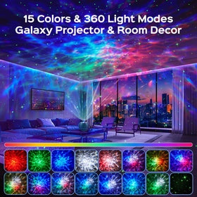 PIKOY Galaxy Projector remote control for easy setup in the dark.