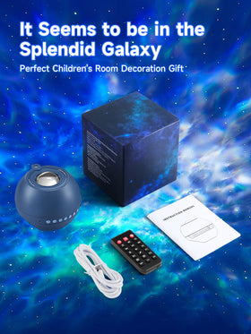 PIKOY Galaxy Projector room decor with dynamic lighting effects.