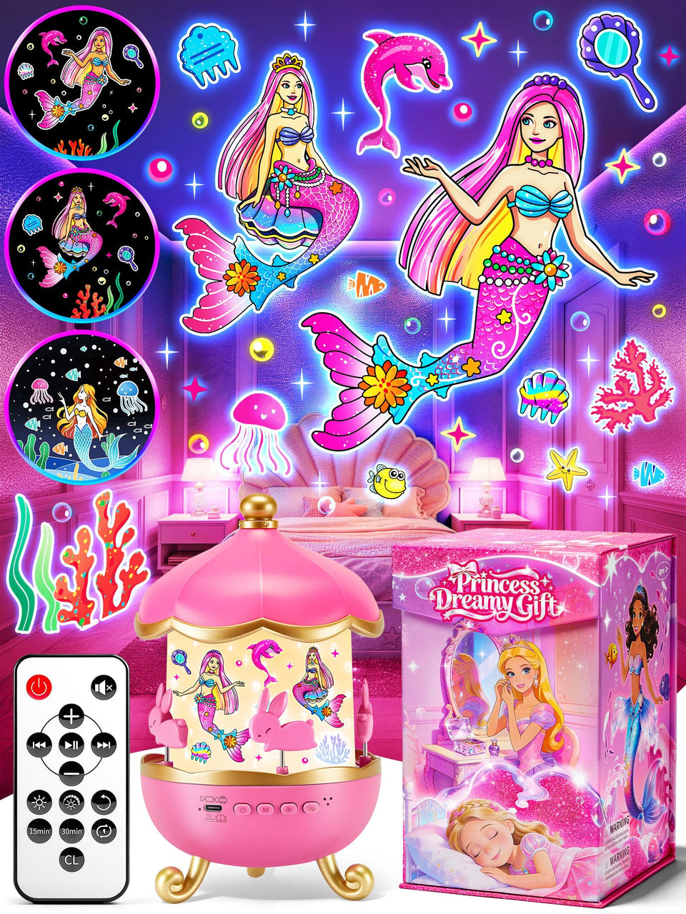 PIKOY Little Mermaid gift box with dreamy packaging for easy gifting