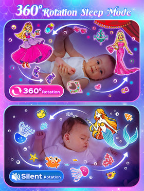 PIKOY sleep-friendly mermaid scene aids nighttime calm