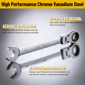 Pilida 12-point box end with 72 teeth for precise torque