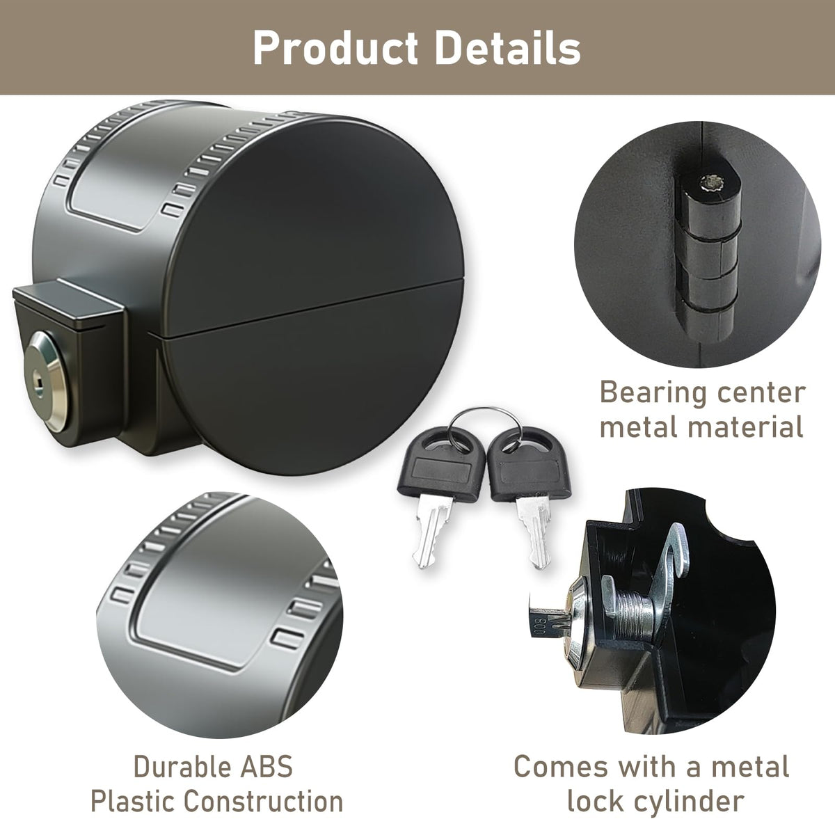 PILISPARK easy-install door knob cover simplifies securing rooms.