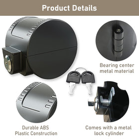 PILISPARK easy-install door knob cover simplifies securing rooms.