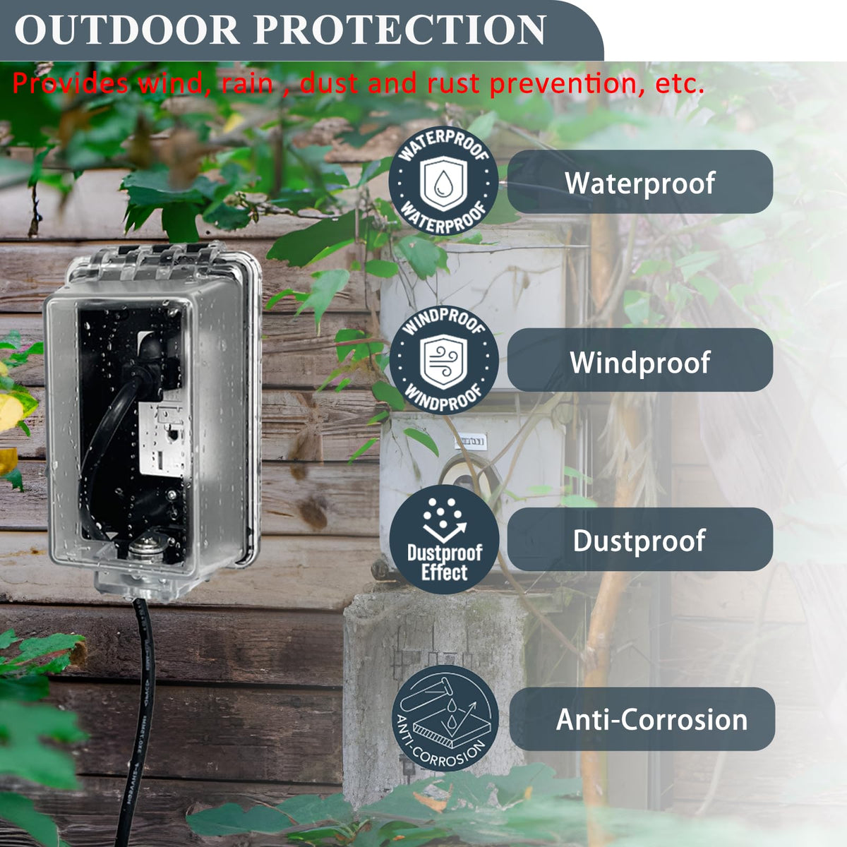PILISPARK two keys included for lockable outlet cover