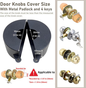 PILISPARK padlock-included lockout system deters unauthorized entry while traveling.