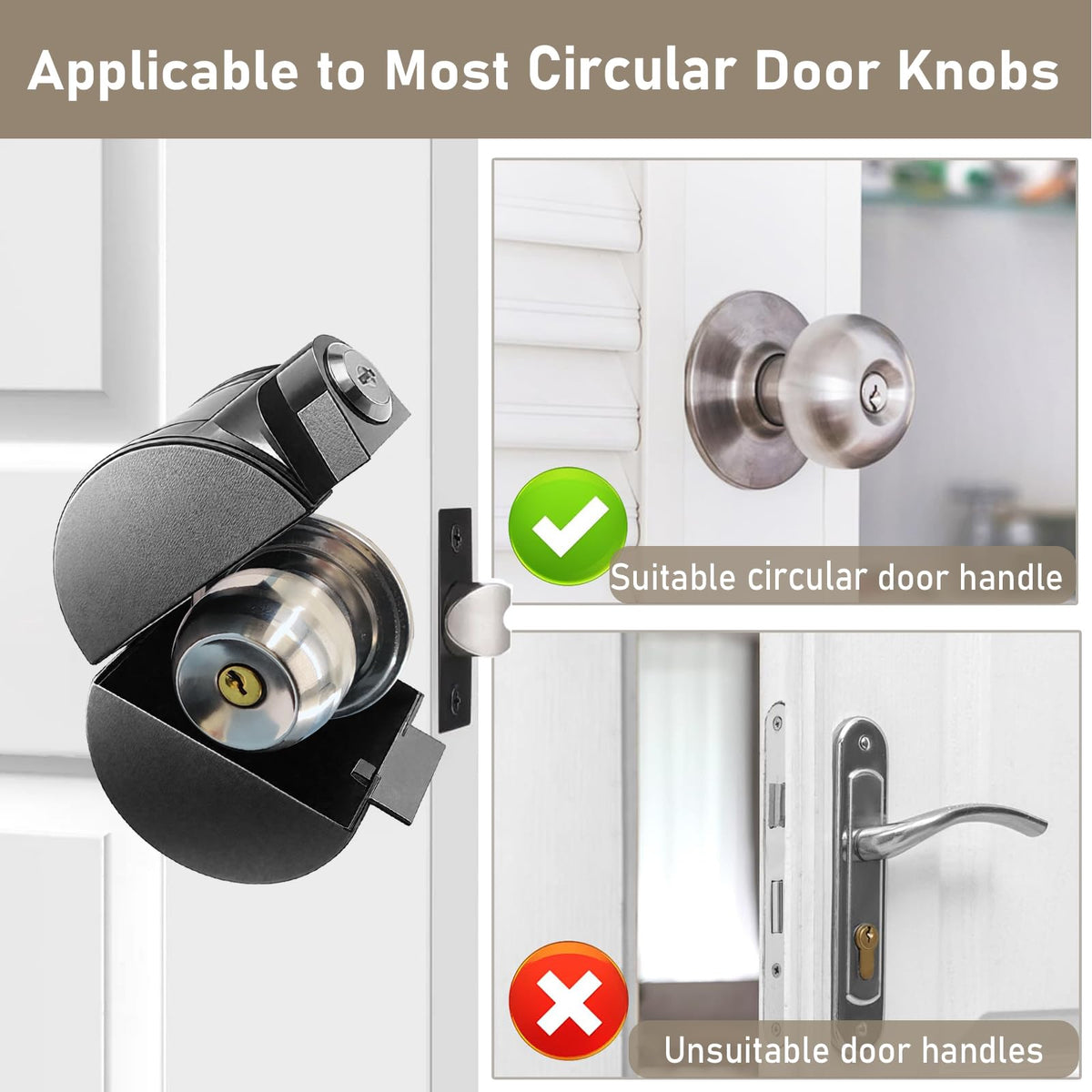 PILISPARK portable door lock travel-ready for temporary spaces.