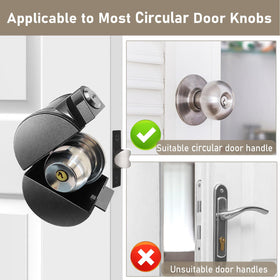 PILISPARK portable door lock travel-ready for temporary spaces.