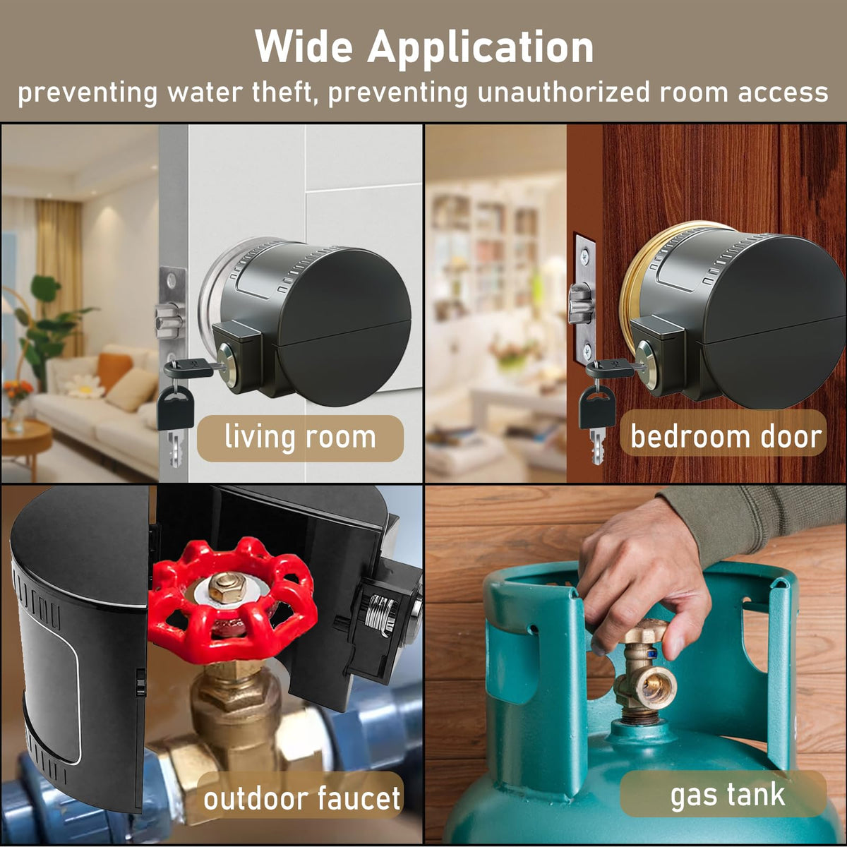 PILISPARK lock for rental properties enhances privacy and control.
