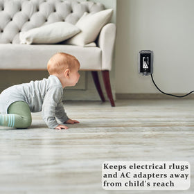 PILISPARK weatherproof outlet cover showing durable polycarbonate body