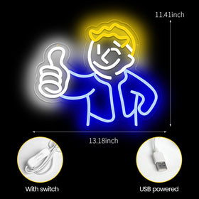 PILOYINDE gaming-neon-light adds vibrant bedroom decor