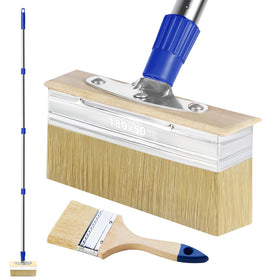 PIMEKOY 7-inch deck stain brush kit for fast, even coating on large surfaces.