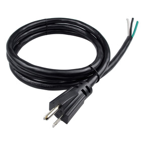 PINFOX 6ft 12ga cord with NEMA 5-15P plug for reliable power