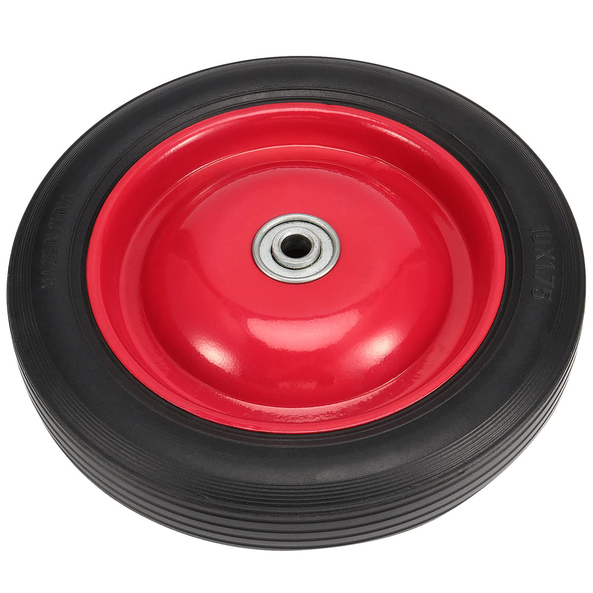 PINGEUI tire with sturdy iron axle, red lacquer for durability.