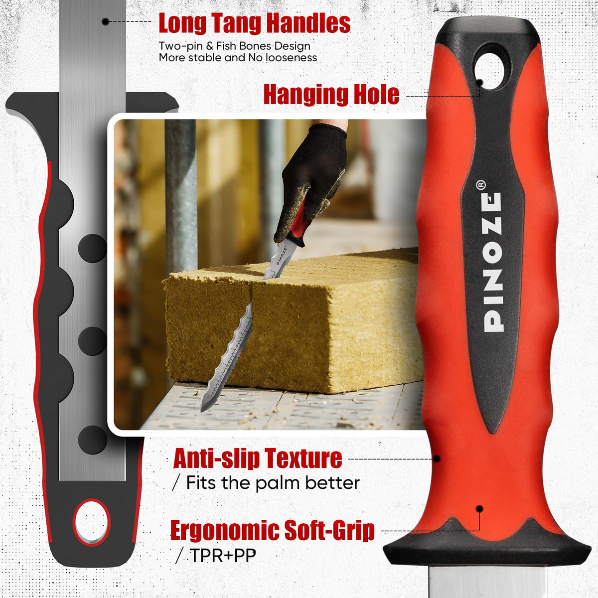 PINOZE Oxford sheath protects the knife safely when stored