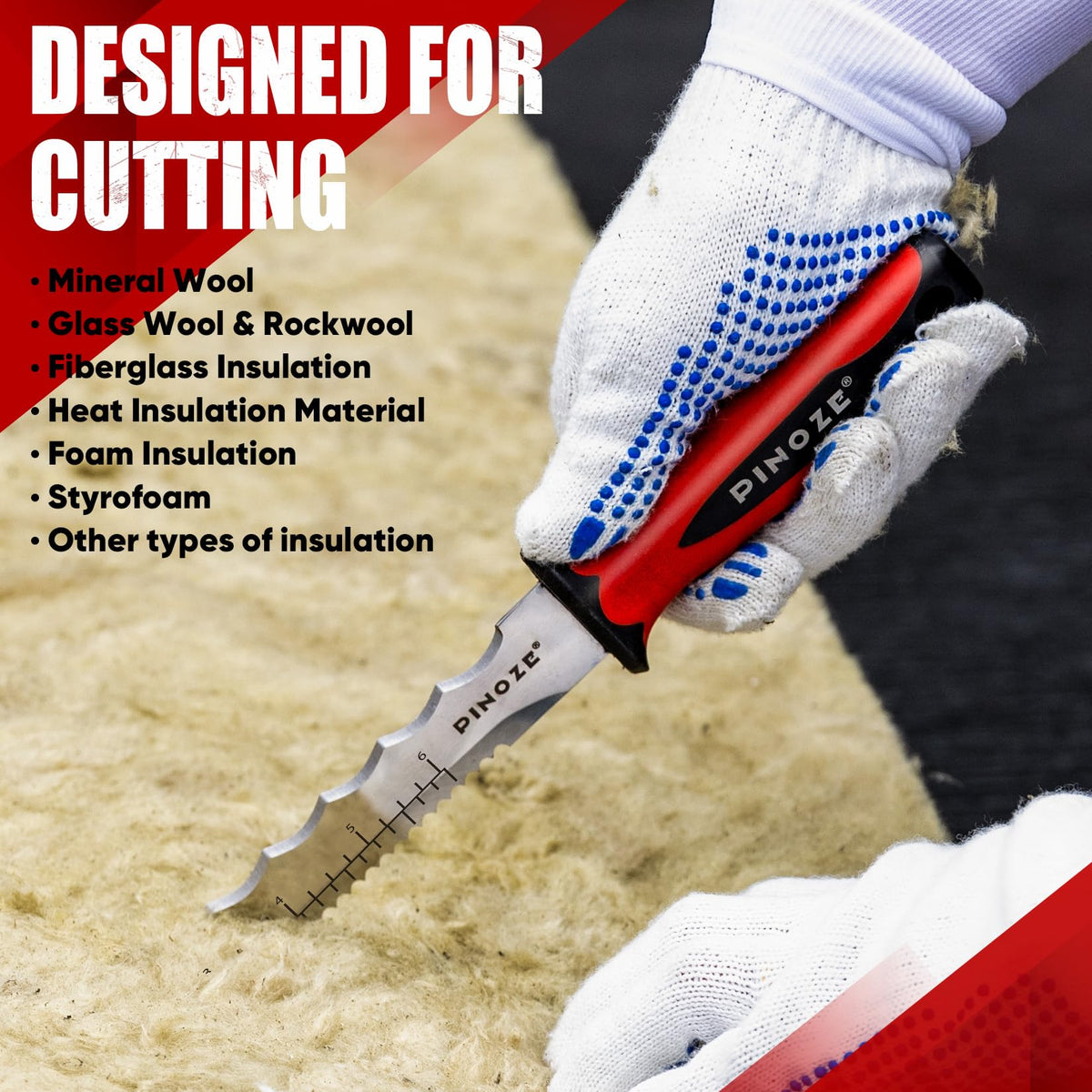 PINOZE multi-purpose cutting tool for garden tasks like rope and light pruning.